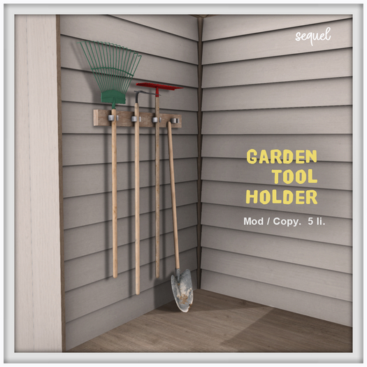 Second Life Marketplace Sequel Garden Tool Holder